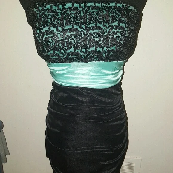 Speechless | Dresses | Mint Green And Black Strapless Dress | Poshmark Speechless | Dresses | Mint Green And Black Strapless Dress | Poshmark
